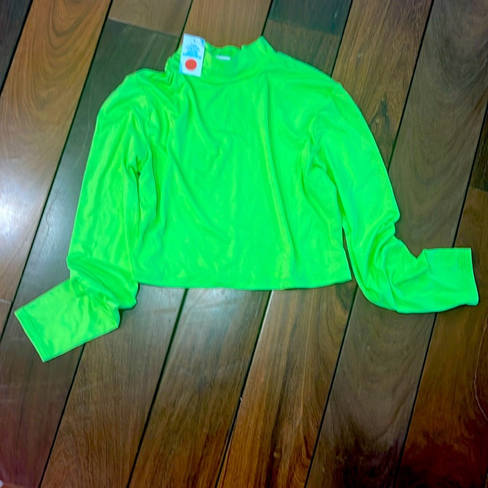 neon green long sleeve